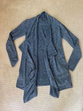 Barefoot Dreams Cardigan, blue, size xs/s